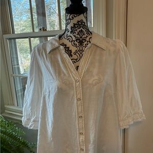 Democracy White Blouse